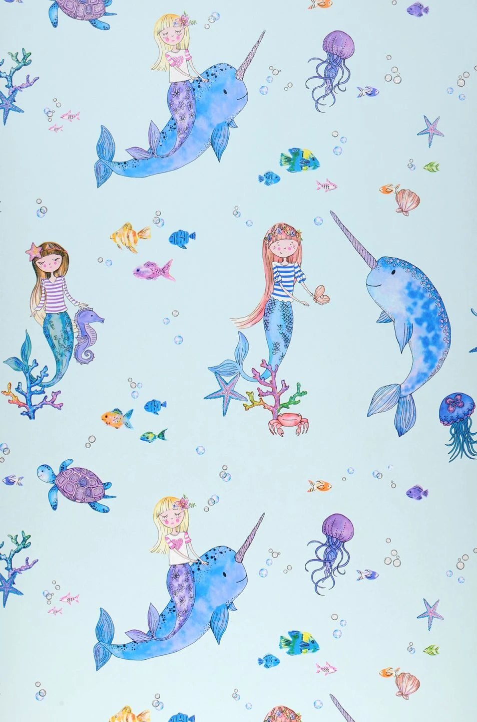 Tapete Pepita Zartblau 2 Tapete Pepita Zartblau - Image 2