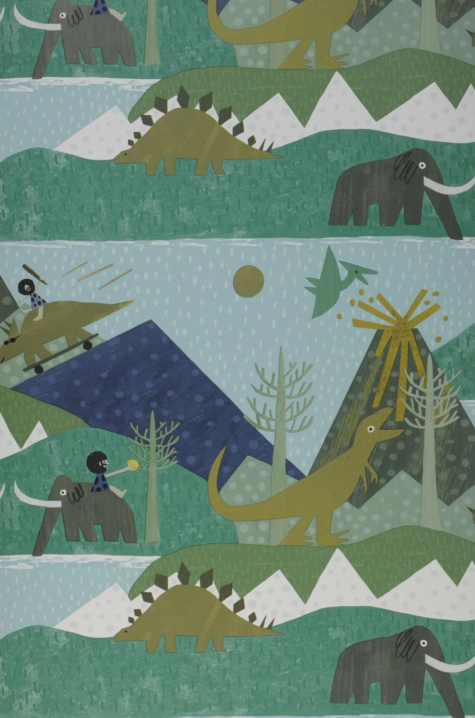 Tapete Rex Pastelltürkis 2 Tapete Rex Pastelltürkis - Image 2