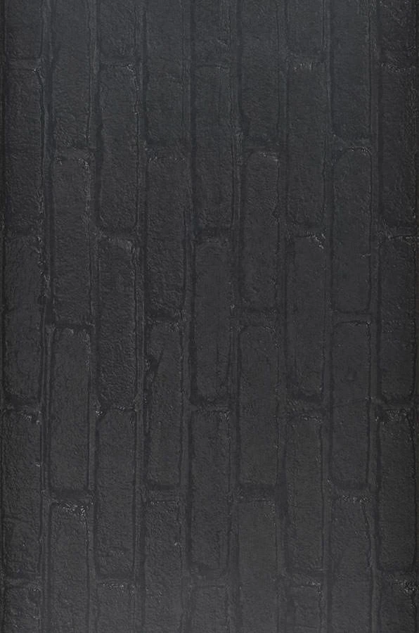 Tapete Bricks 01 Schwarzgrau 2 Tapete Bricks 01 Schwarzgrau – Bild 2