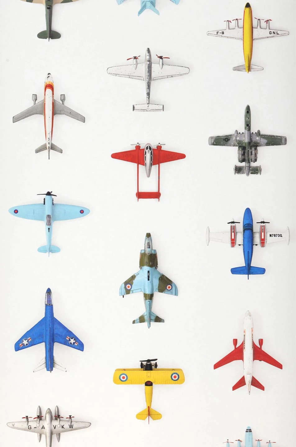 Tapete Airplanes 01 Weiss 2 Tapete Airplanes 01 Weiss – Bild 2