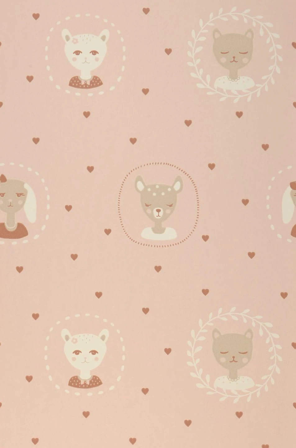 Tapete Hearts Zartrosé 2 Tapete Hearts Zartrosé – Bild 2