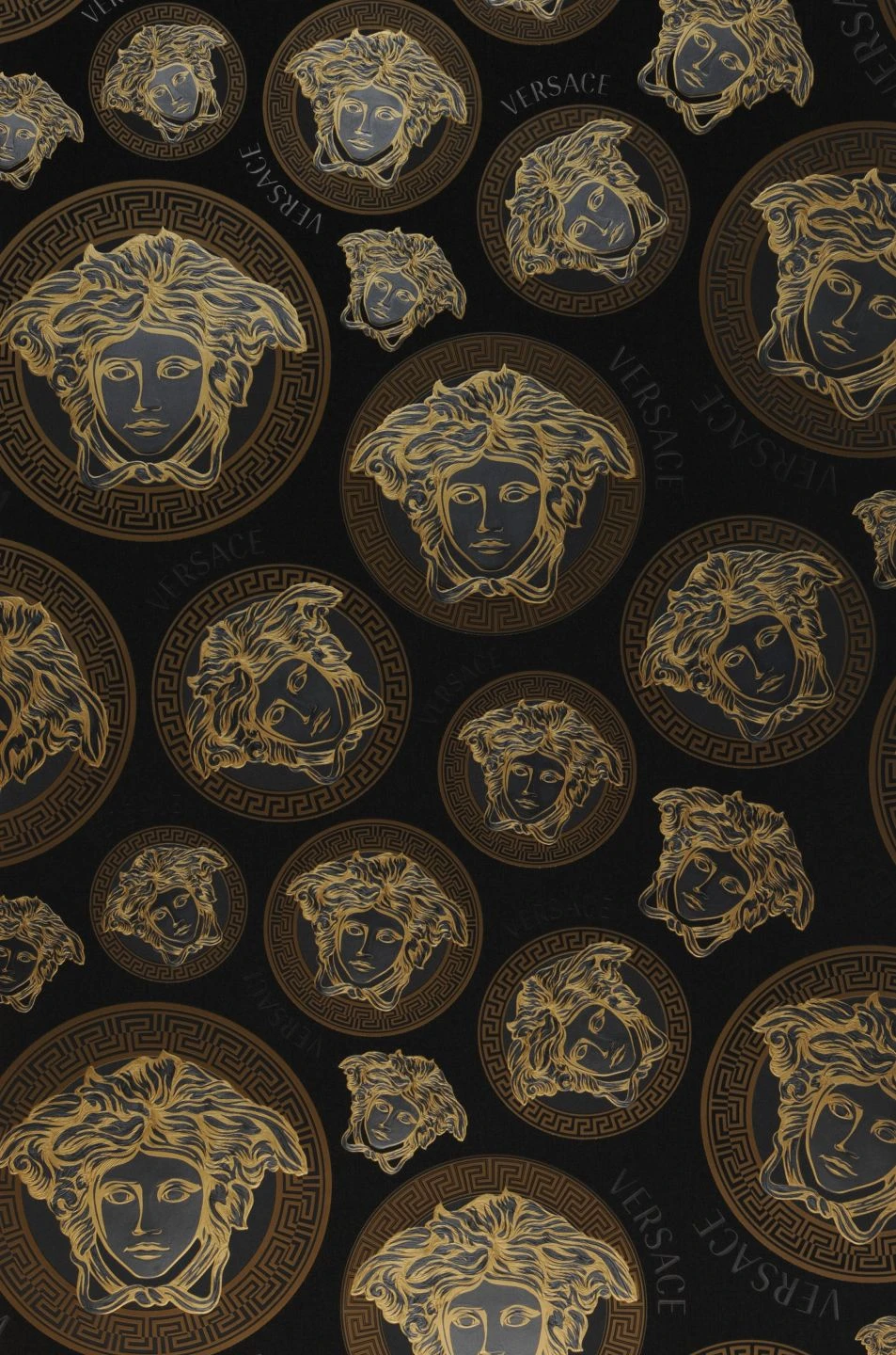 Versace Tapete Athene Schwarz 2 Versace Tapete Athene Schwarz - Image 2