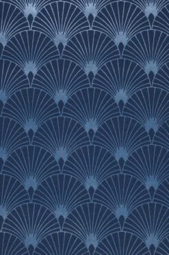 Tapete Babylone Dunkelblau