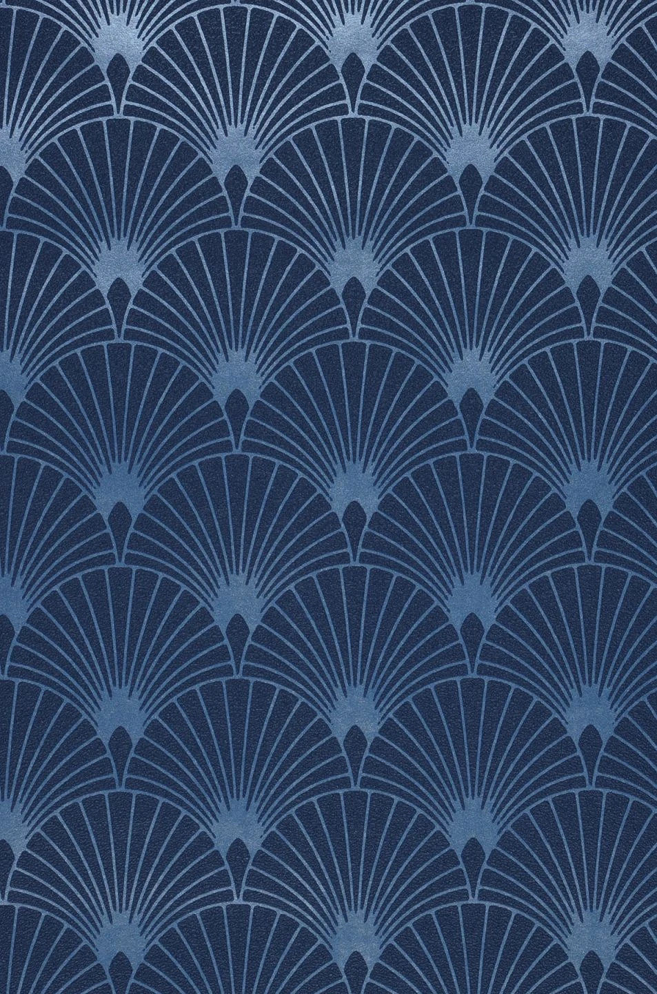 Tapete Babylone Dunkelblau 1 Tapete Babylone Dunkelblau