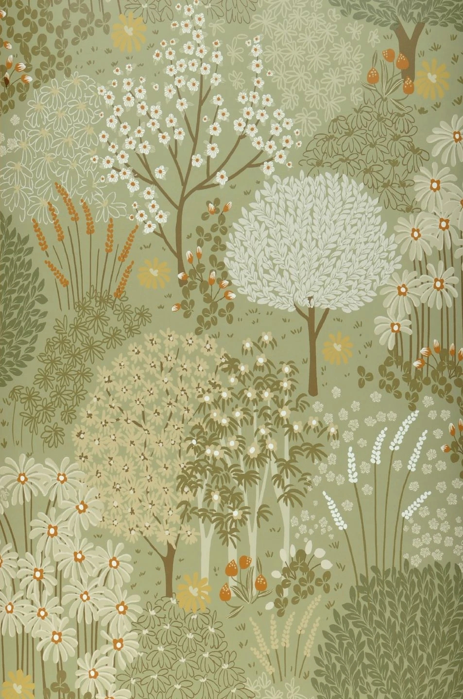 Tapete Aurora Schilfgrün 2 Tapete Aurora Schilfgrün – Bild 2