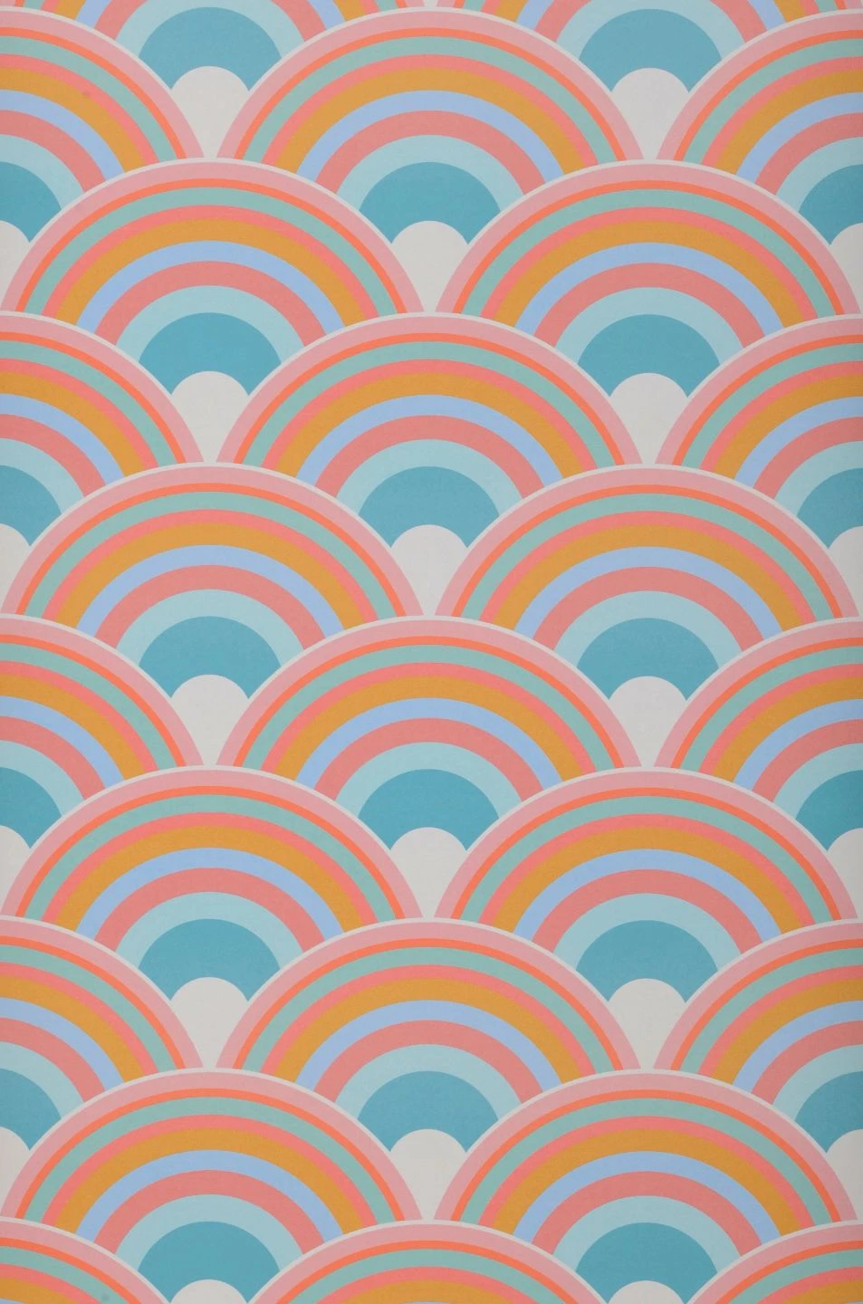 Tapete Retro Rainbow Rosatöne 2 Tapete Retro Rainbow Rosatöne – Bild 2