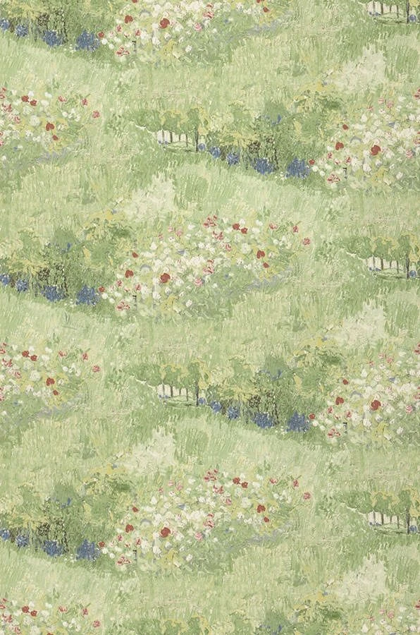 Tapete VanGogh Garden Blassgrün 2 Tapete VanGogh Garden Blassgrün – Bild 2