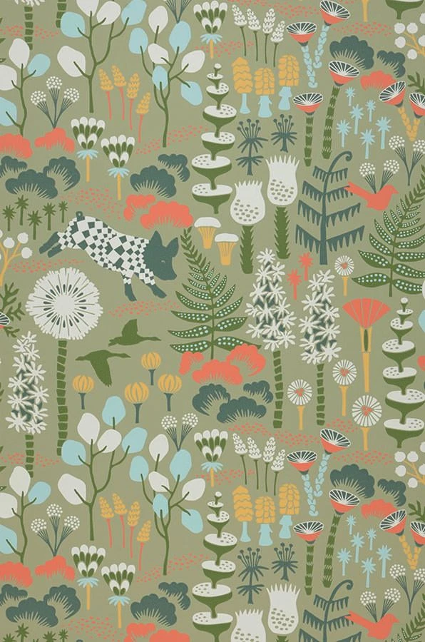 Tapete Eurissa Blassgrün 1 Tapete Eurissa Blassgrün