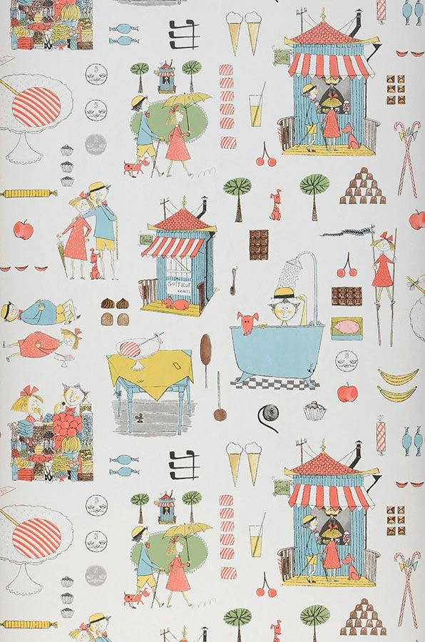 Tapete Hettie Hellblau 2 Tapete Hettie Hellblau – Bild 2