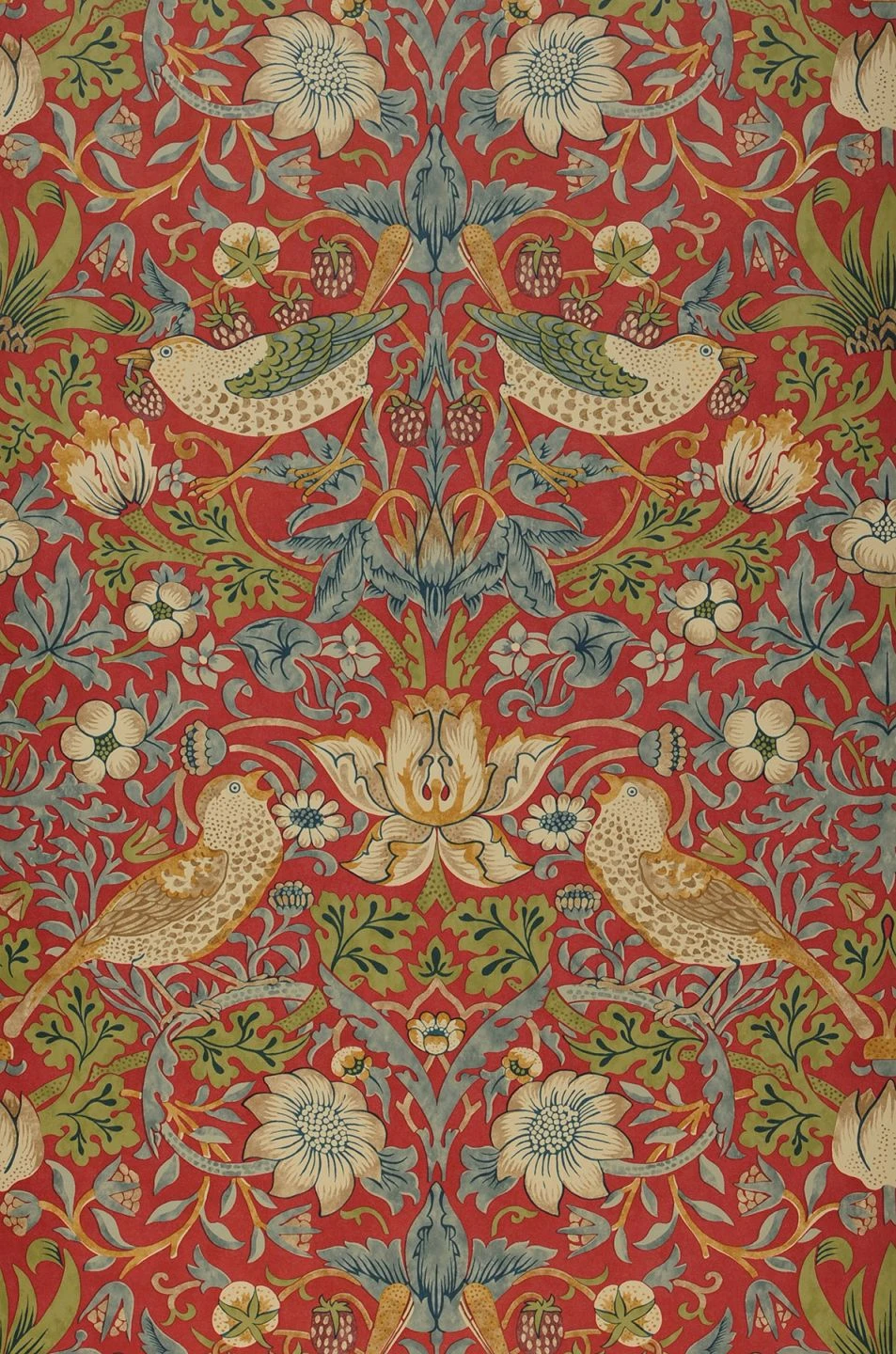 Tapete Faunus Rot 1 Tapete Faunus Rot