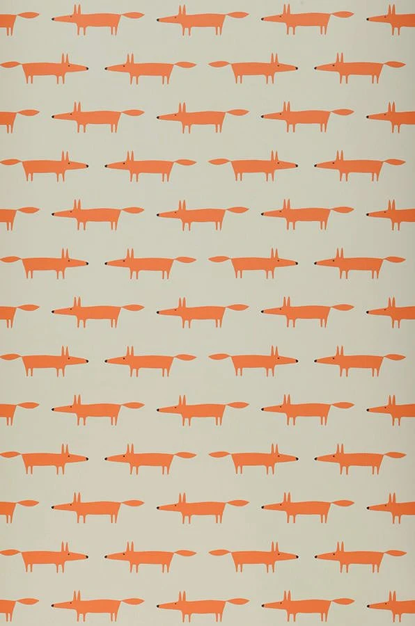 Tapete Kids Foxes Rotorange 2 Tapete Kids Foxes Rotorange – Bild 2