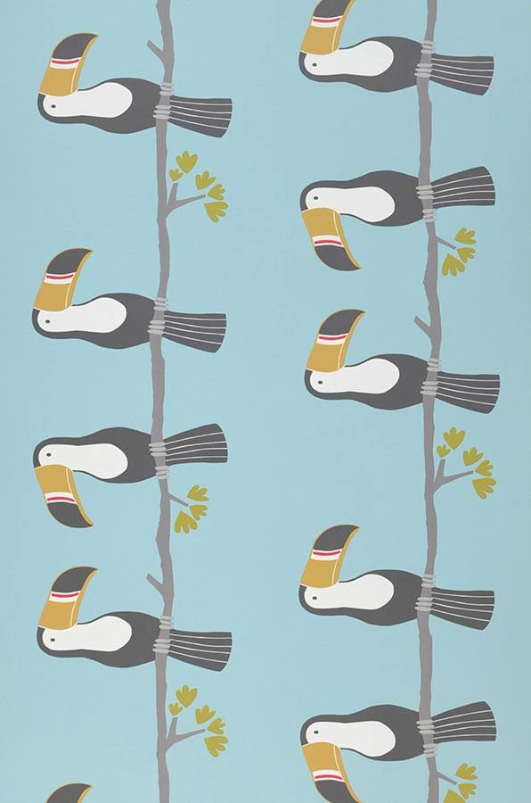 Tapete Croaking Roommate Pastelltürkis 2 Tapete Croaking Roommate Pastelltürkis – Bild 2