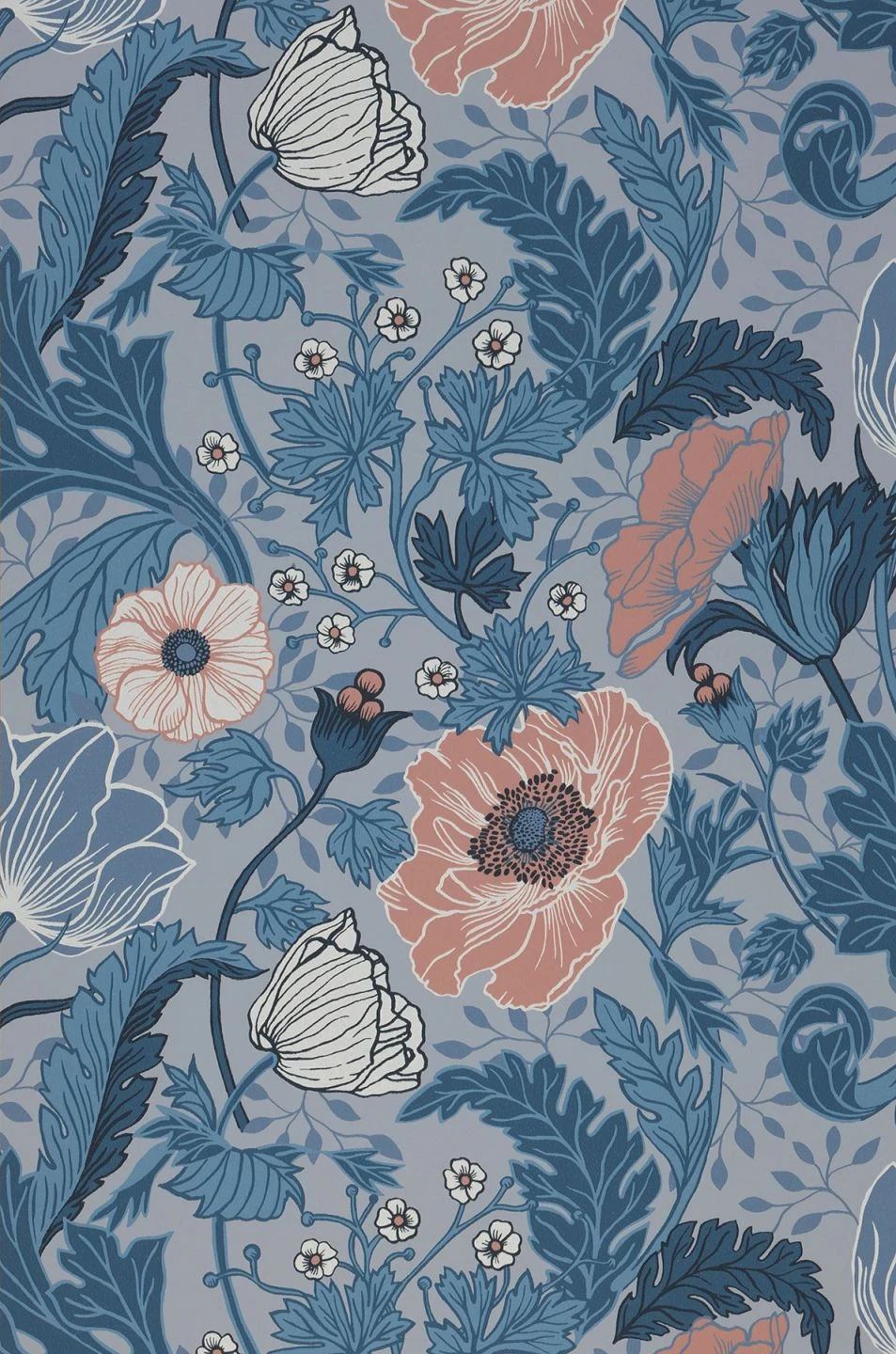 Tapete Soria Blautöne 1 Tapete Soria Blautöne