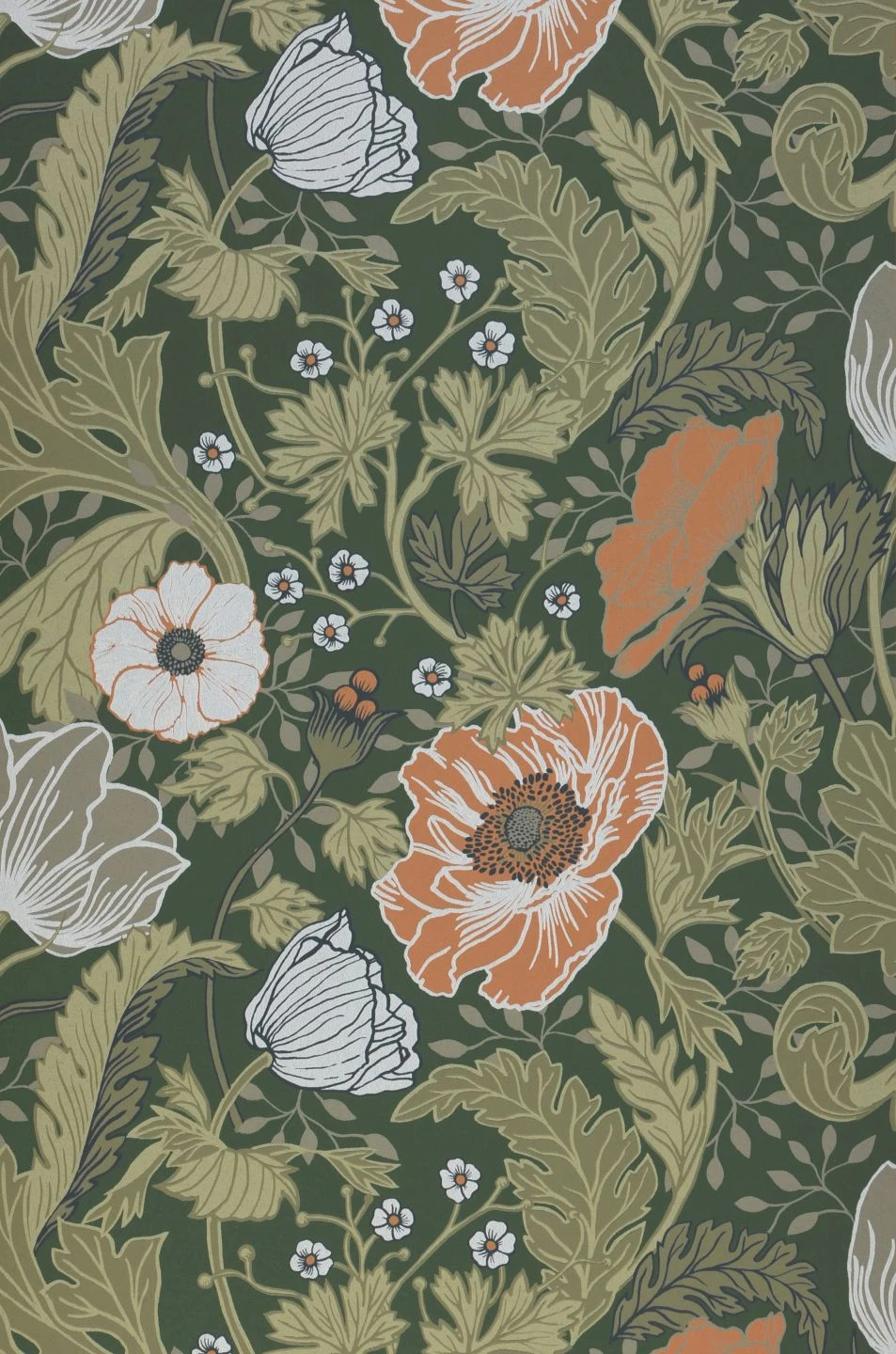 Tapete Soria Kieferngrün 2 Tapete Soria Kieferngrün – Bild 2