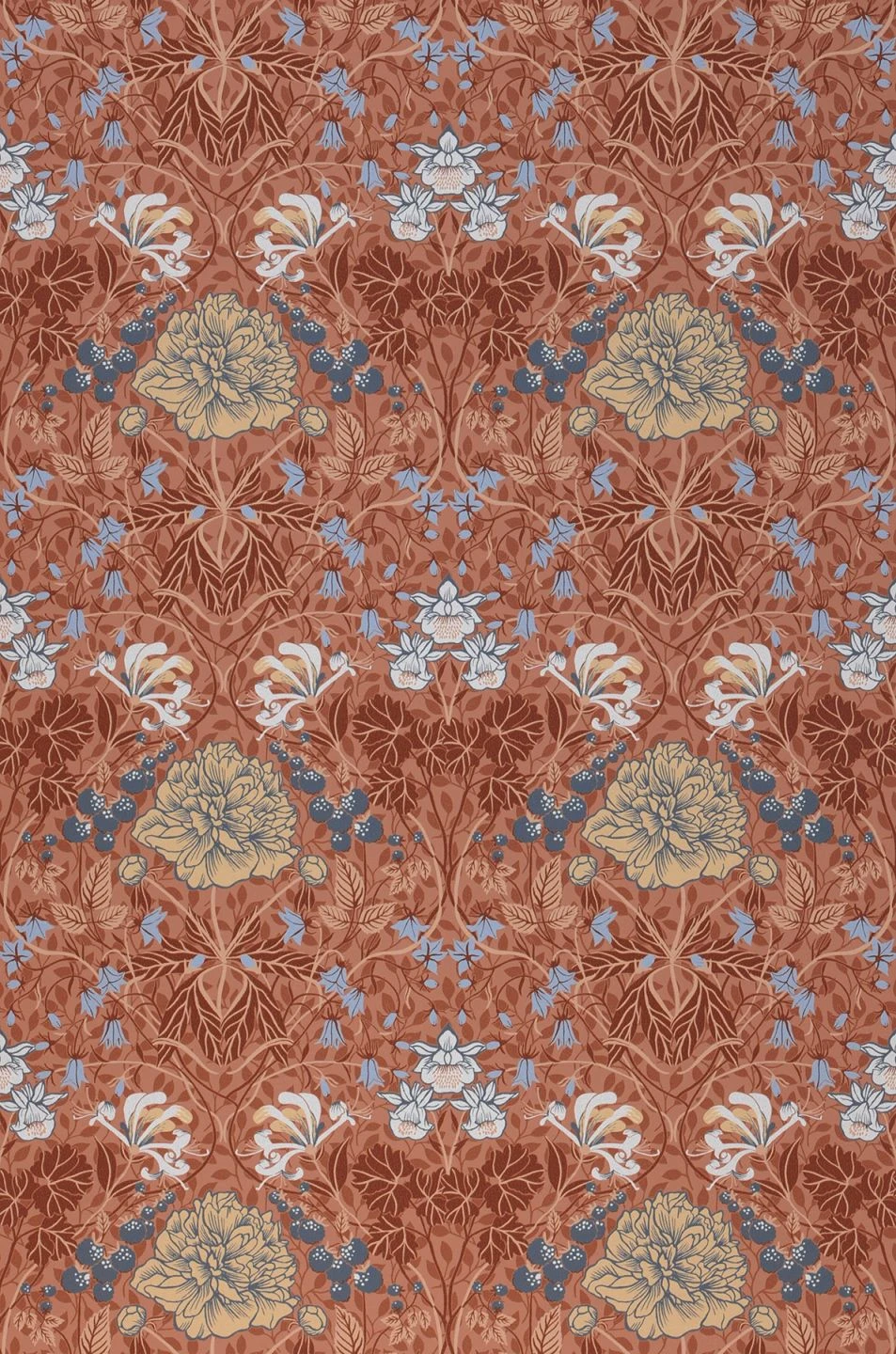 Tapete Lovisa Rosenholz 1 Tapete Lovisa Rosenholz