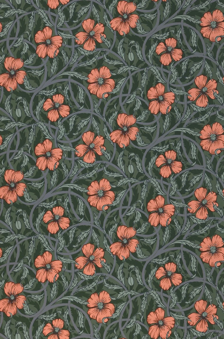 Tapete Esmeralda Tannengrün 1 Tapete Esmeralda Tannengrün