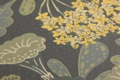 Tapete Flowery Grauoliv -Tapetengeschäft 485183 B Flowery 2880x1440