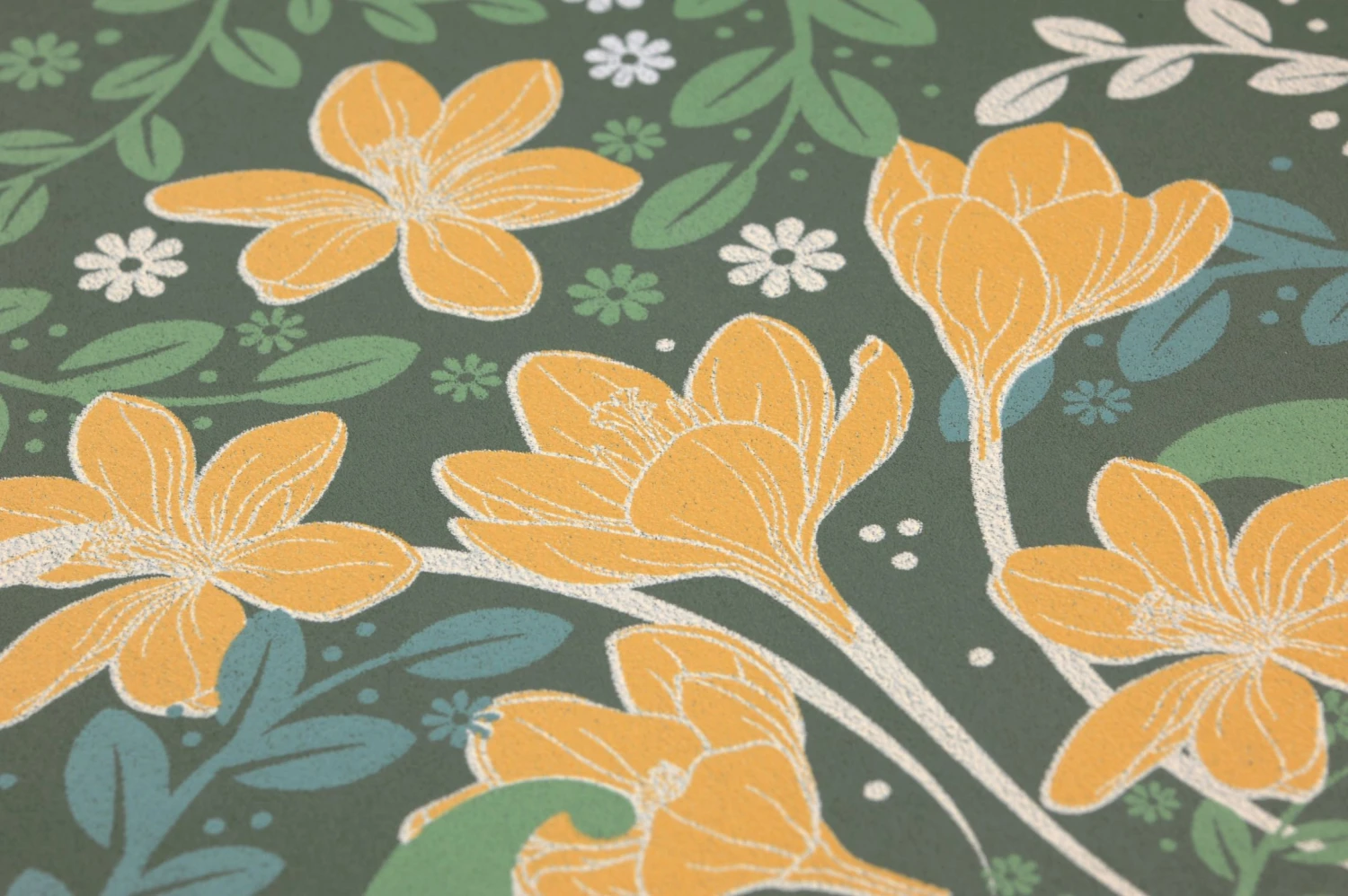 Tapete Kristina Dunkelgrün 2 Tapete Kristina Dunkelgrün – Bild 2