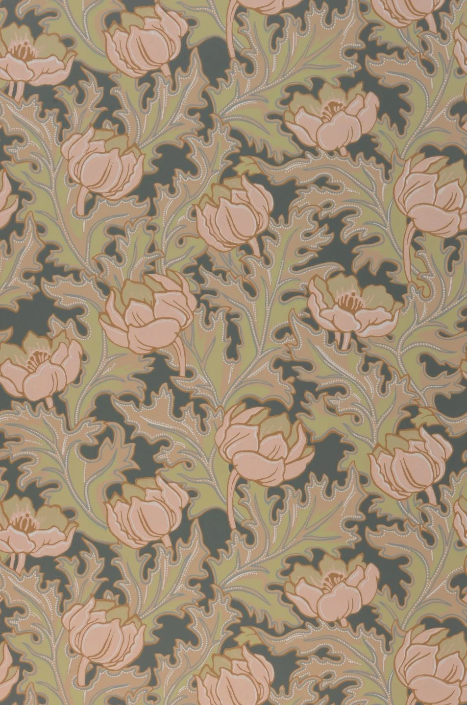 Tapete Selma Pastellrosa 2 Tapete Selma Pastellrosa – Bild 2