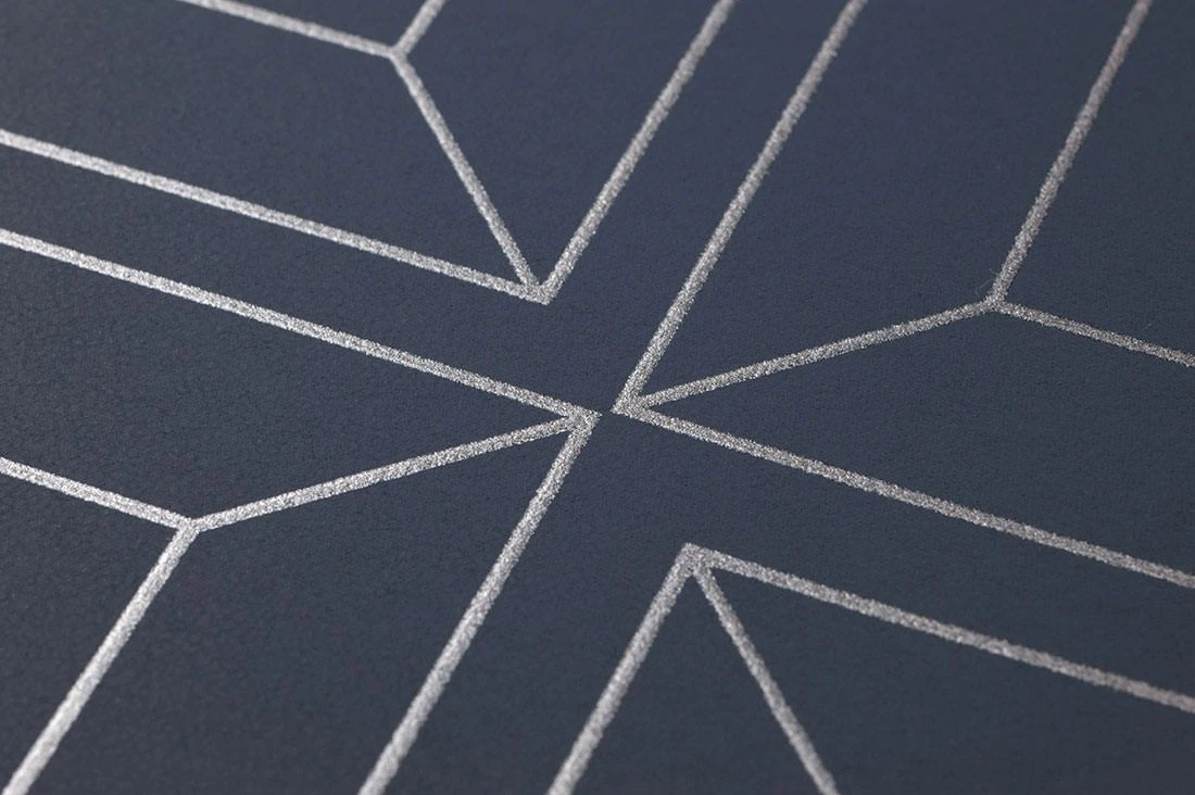 Tapete Malekid Dunkelblau 3 Tapete Malekid Dunkelblau – Bild 3