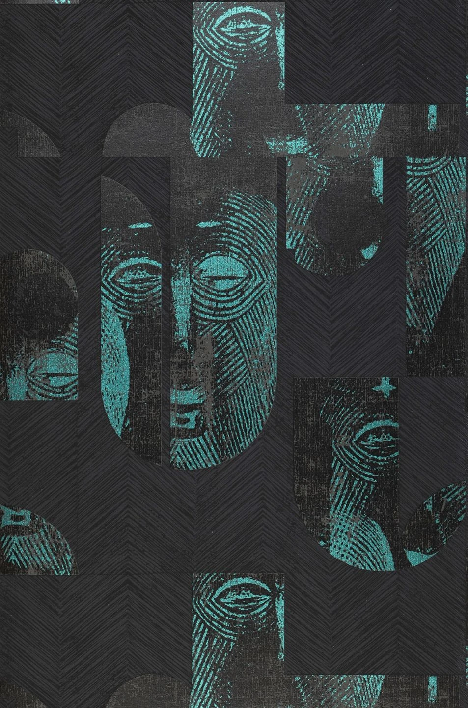 Tapete Orest Türkisblau Schimmer 2 Tapete Orest Türkisblau Schimmer – Bild 2