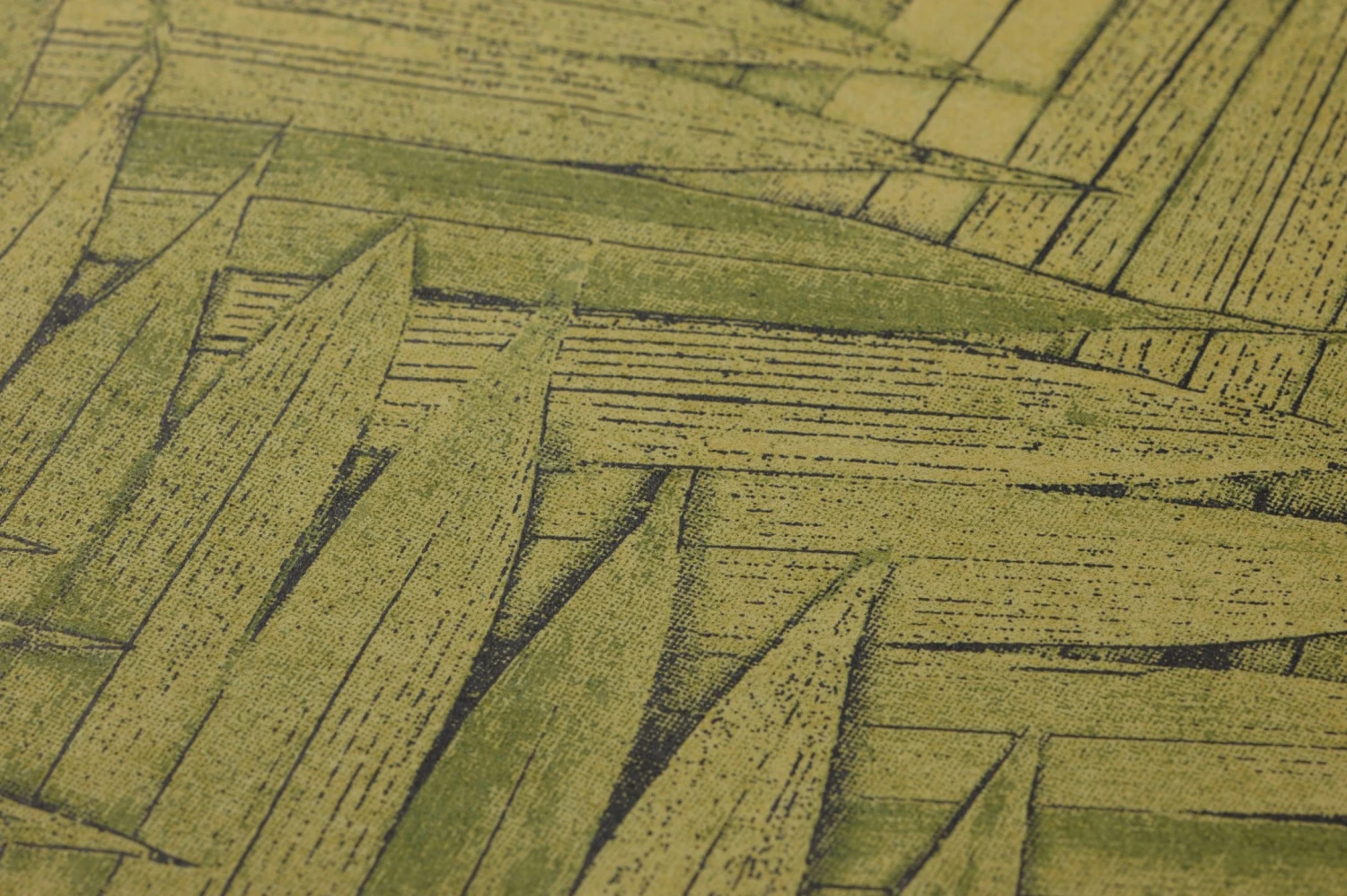 Tapete Palm Leaves Gelbgrün 2 Tapete Palm Leaves Gelbgrün - Image 2