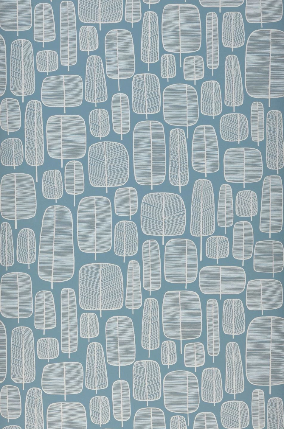 Tapete Little Trees Hellpastellblau 2 Tapete Little Trees Hellpastellblau – Bild 2