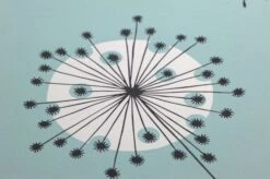 Tapete Dandelion Mobile Pastelltürkis -Tapetengeschäft 690153 B Dandelion Mobile 2880x1440