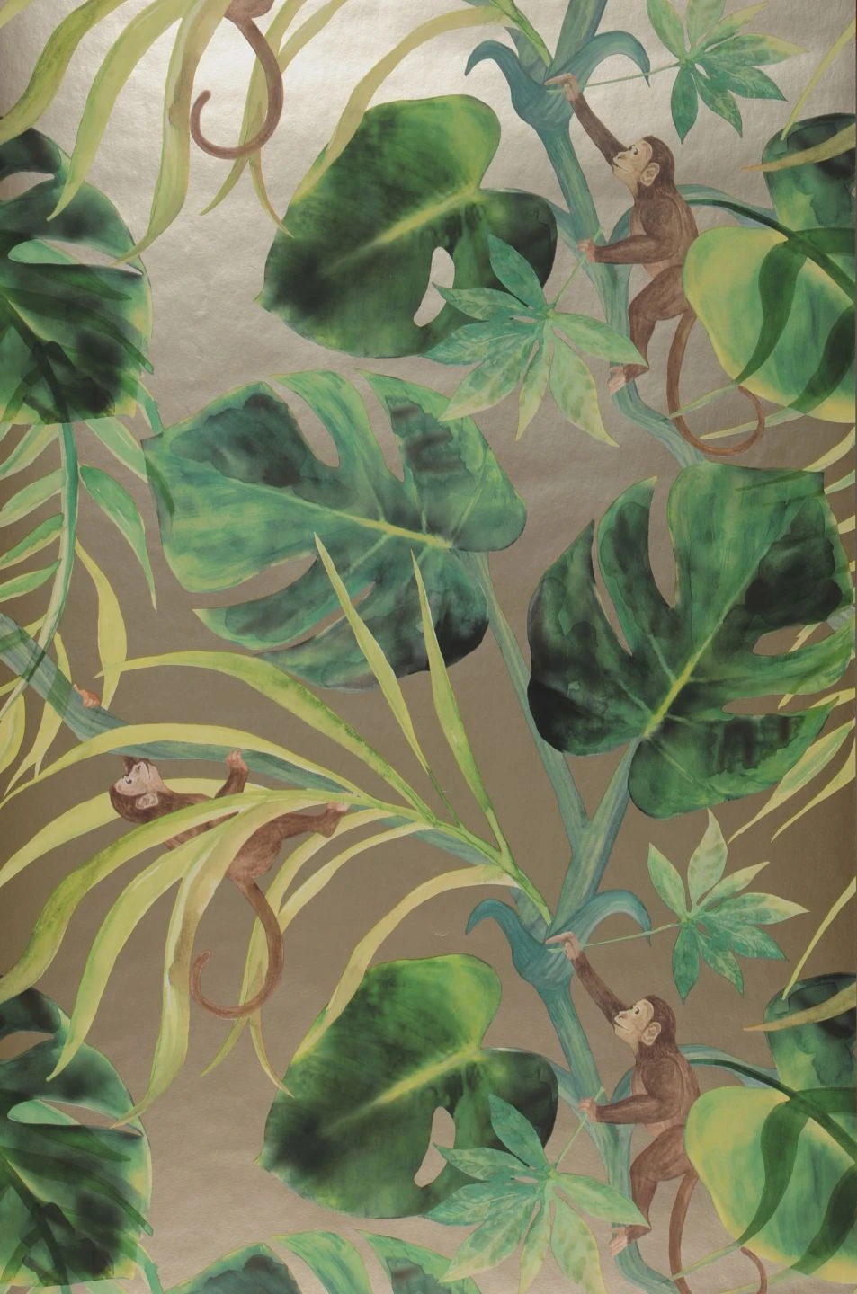 Tapete Jungle Jim Rosé Gold Schimmer 1 Tapete Jungle Jim Rosé Gold Schimmer