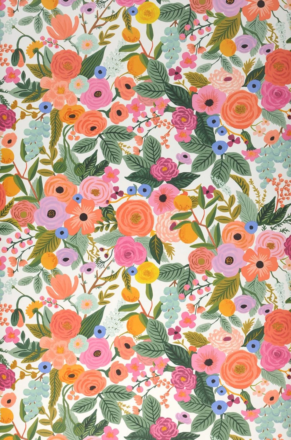 Selbstklebende Tapete Garden Party Orange 2 Selbstklebende Tapete Garden Party Orange - Image 2