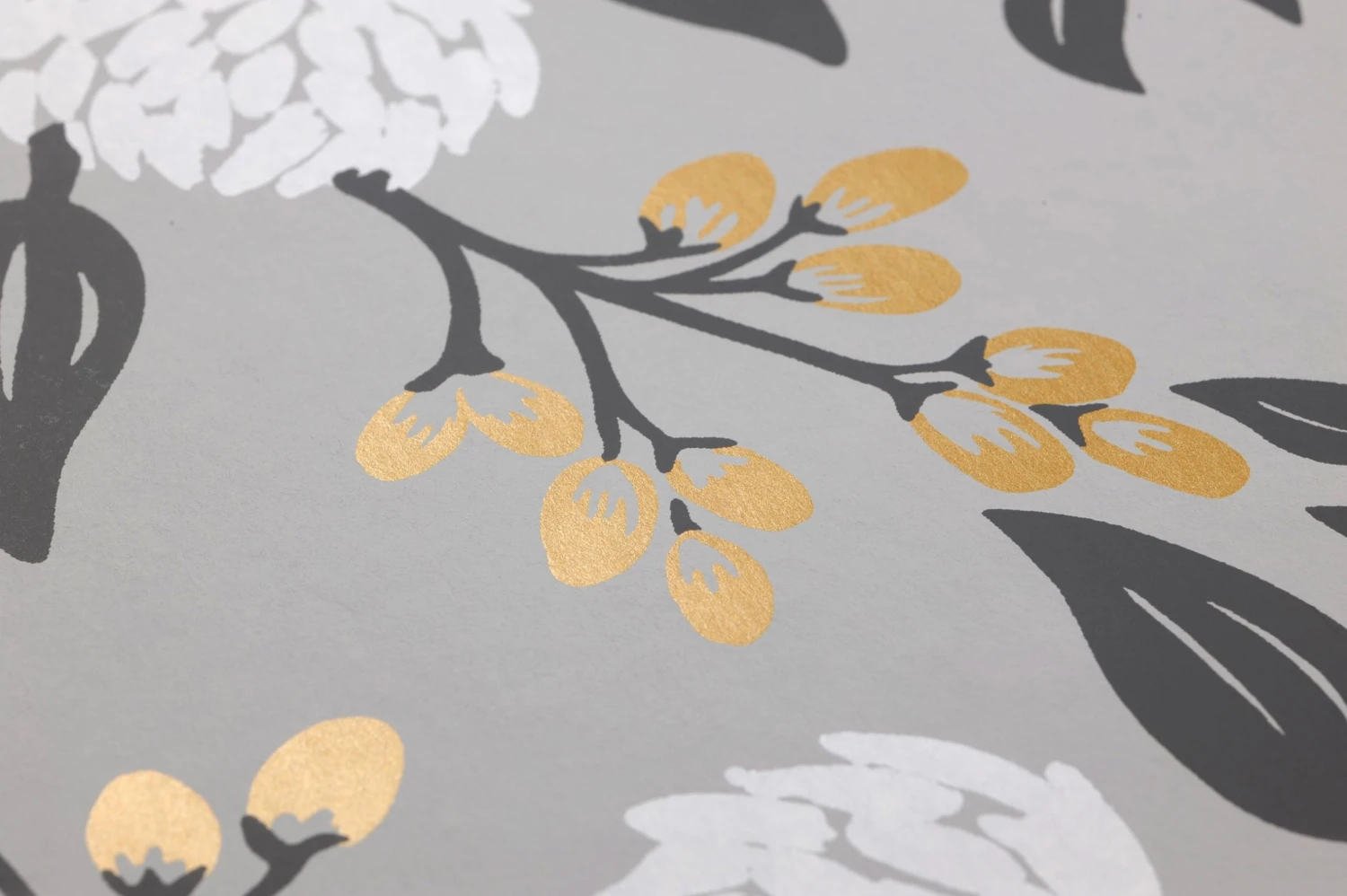 Tapete Peonies Hellgrau 3 Tapete Peonies Hellgrau – Bild 3