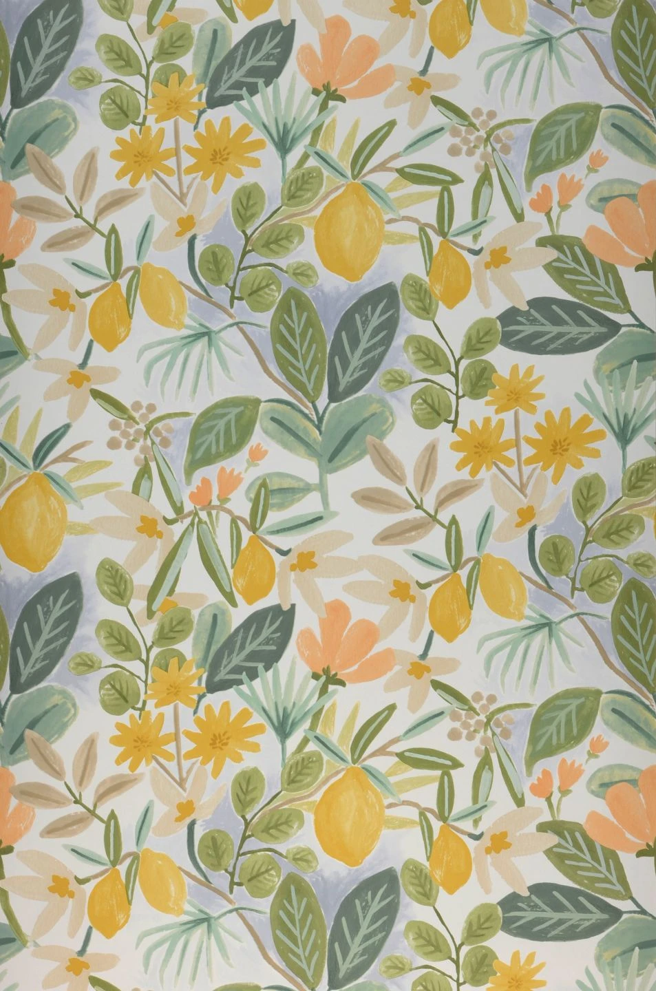 Selbstklebende Tapete Amalfi Fruits Grüntöne 1 Selbstklebende Tapete Amalfi Fruits Grüntöne