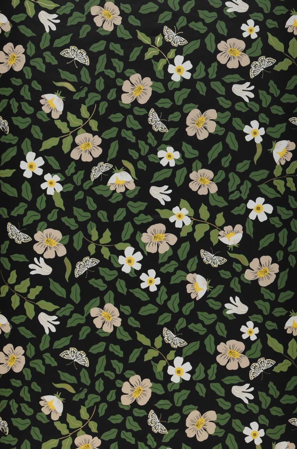 Selbstklebende Tapete Primrose Field Schwarz 1 Selbstklebende Tapete Primrose Field Schwarz