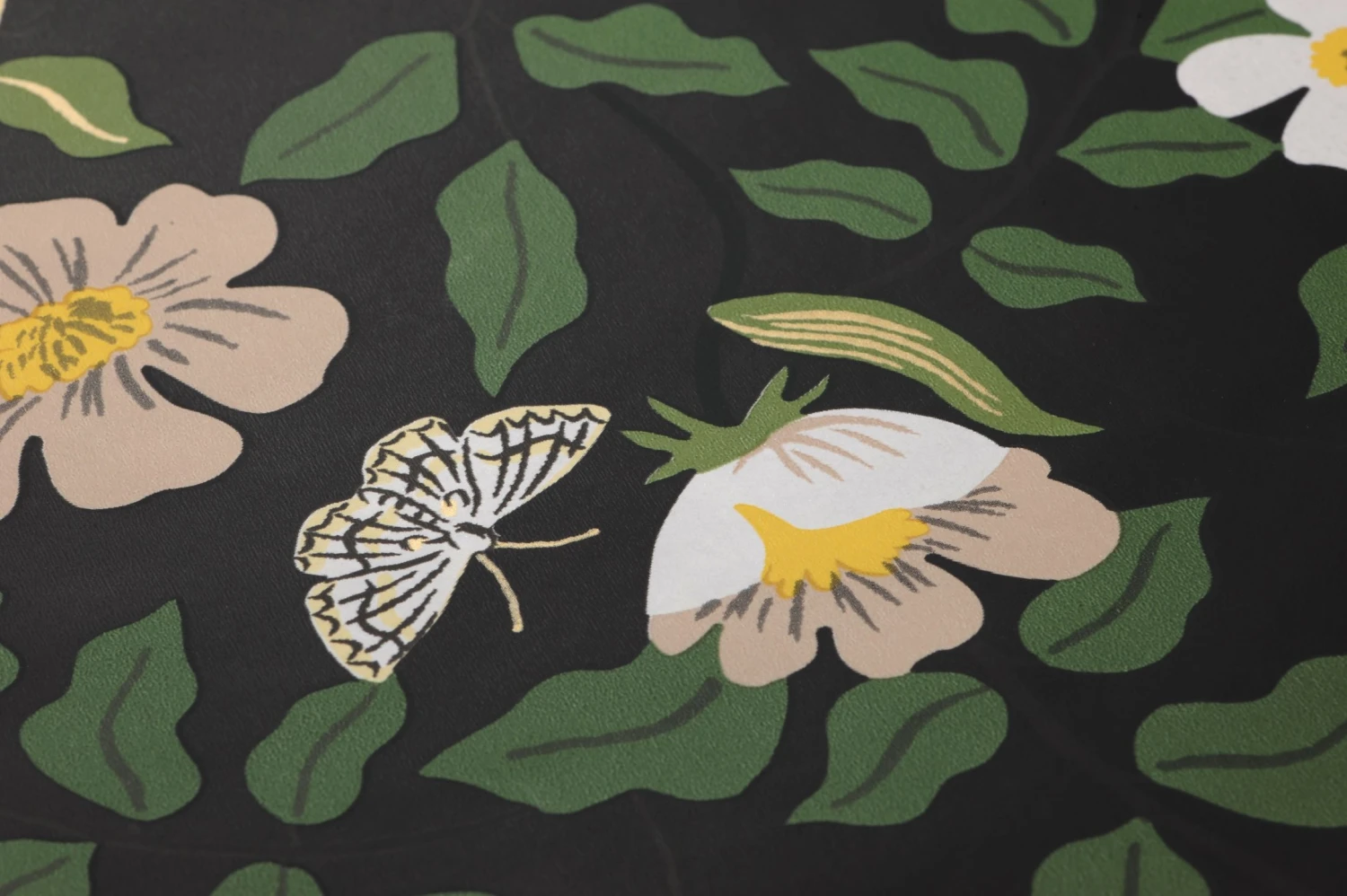 Selbstklebende Tapete Primrose Field Schwarz 2 Selbstklebende Tapete Primrose Field Schwarz - Image 2