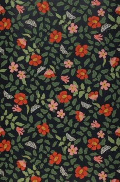 Selbstklebende Tapete Primrose Field Schwarzblau