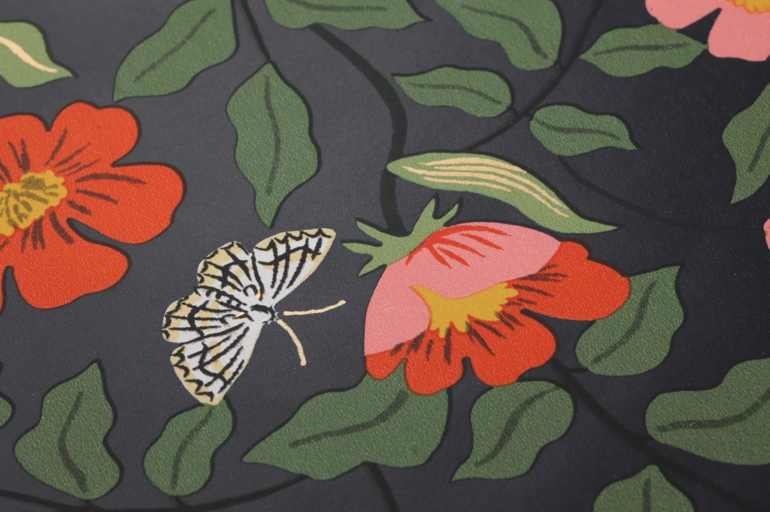 Selbstklebende Tapete Primrose Field Schwarzblau 2 Selbstklebende Tapete Primrose Field Schwarzblau - Image 2