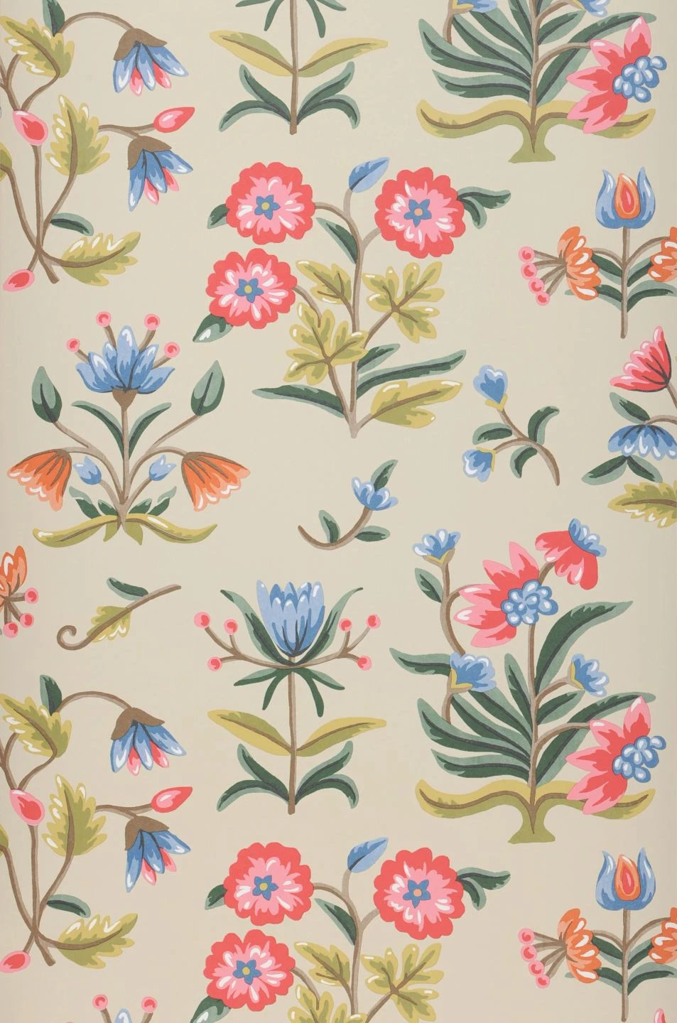 Selbstklebende Tapete Heirloom Floral Hellelfenbein 2 Selbstklebende Tapete Heirloom Floral Hellelfenbein - Image 2