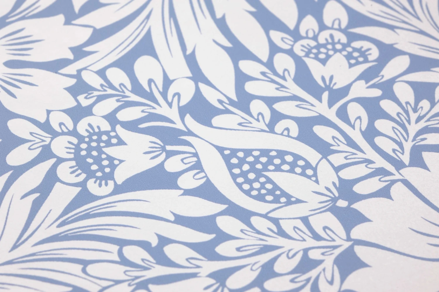 Selbstklebende Tapete Modern Acanthus Hellblaugrau 3 Selbstklebende Tapete Modern Acanthus Hellblaugrau - Image 3