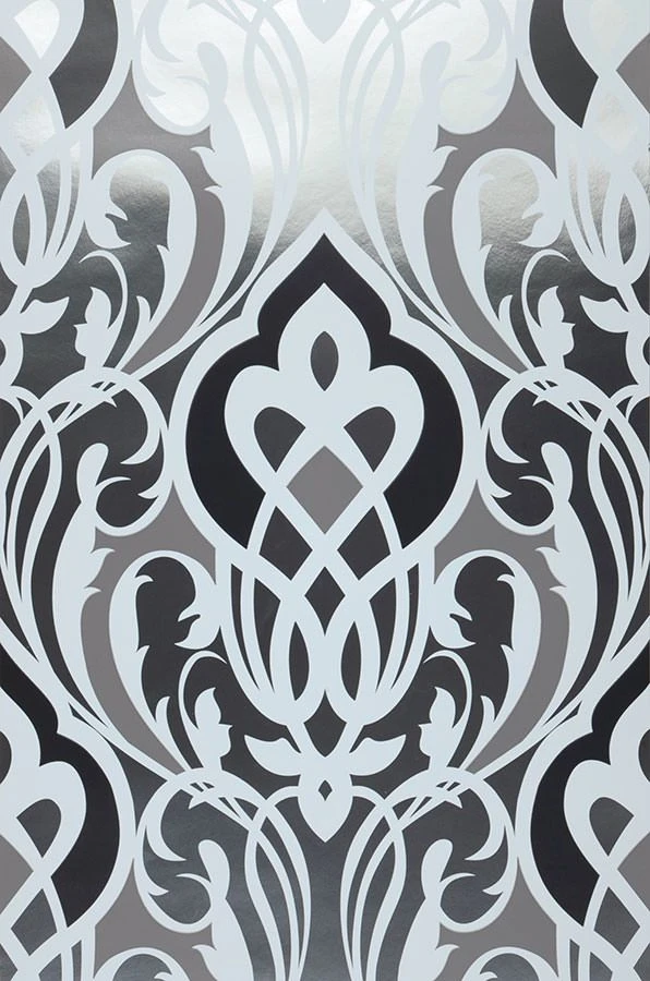 Tapete Letona Schwarz 2 Tapete Letona Schwarz – Bild 2