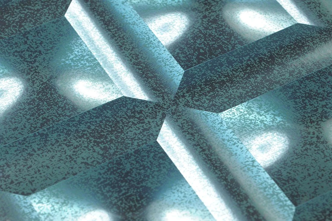 Tapete Gorgo Türkisblau Glanz 3 Tapete Gorgo Türkisblau Glanz - Image 3