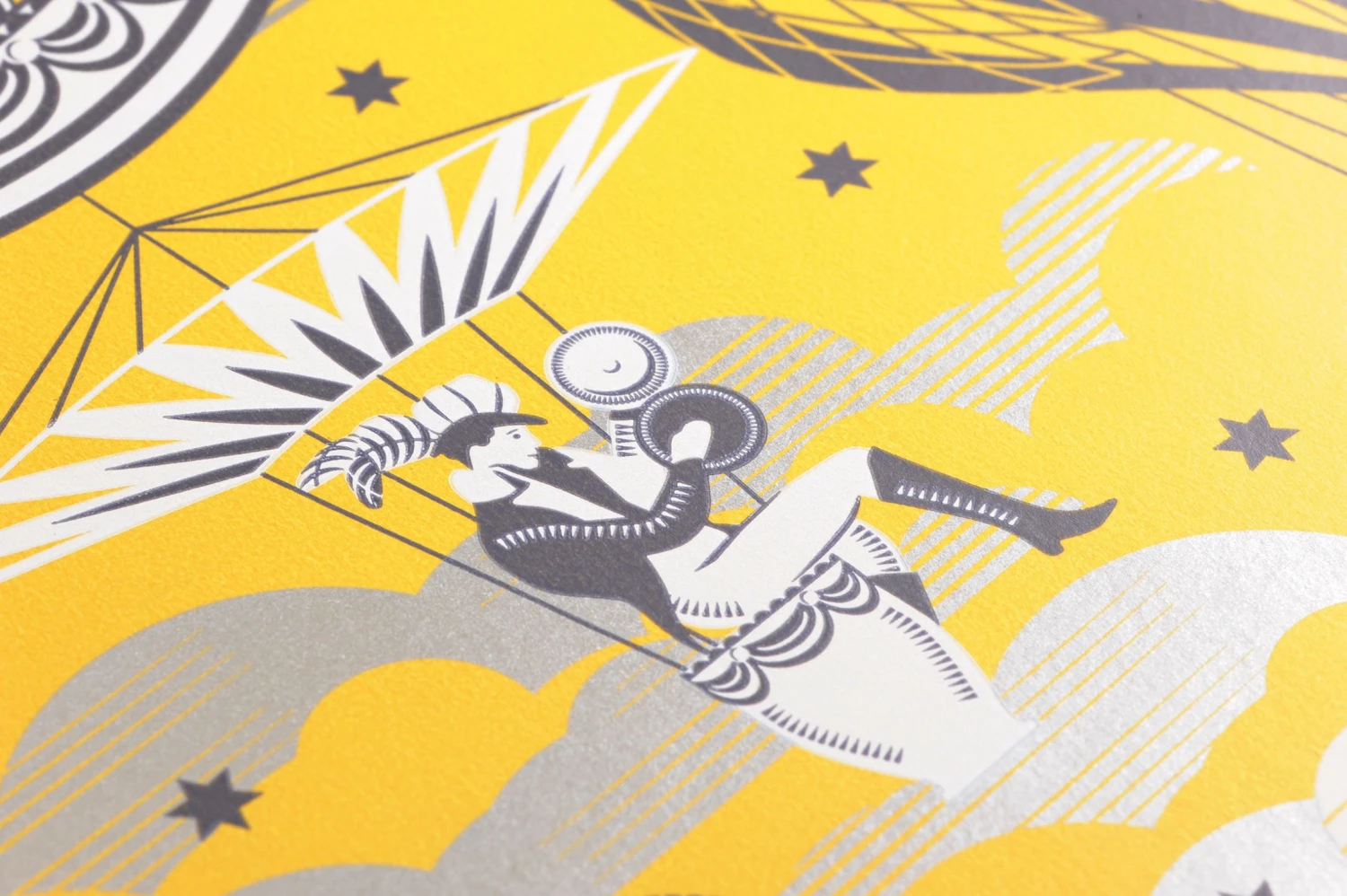 Tapete Rosi Gelb 3 Tapete Rosi Gelb – Bild 3