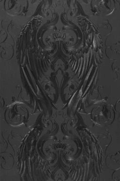 Tapete Morrigan Schwarz