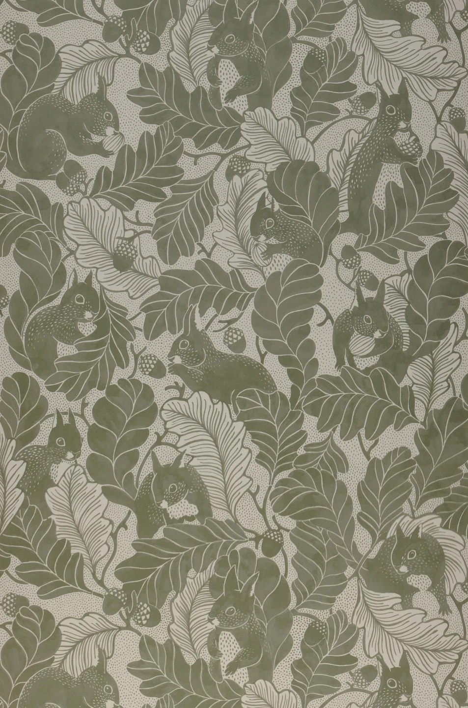 Tapete Oak Tree Tails Blassolivgrün 2 Tapete Oak Tree Tails Blassolivgrün – Bild 2