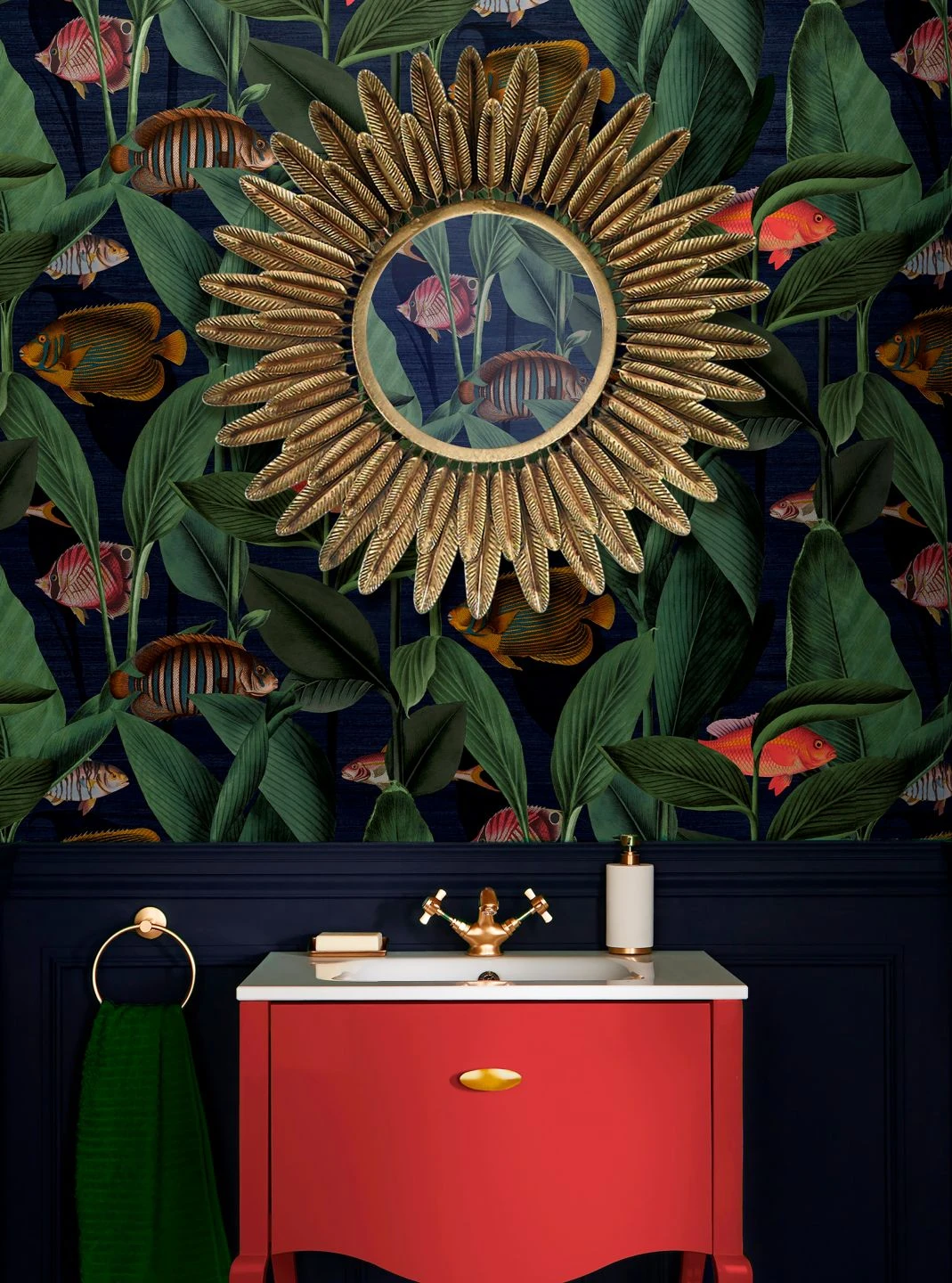 Tapete Acuario Dunkelblau 3 Tapete Acuario Dunkelblau - Image 3