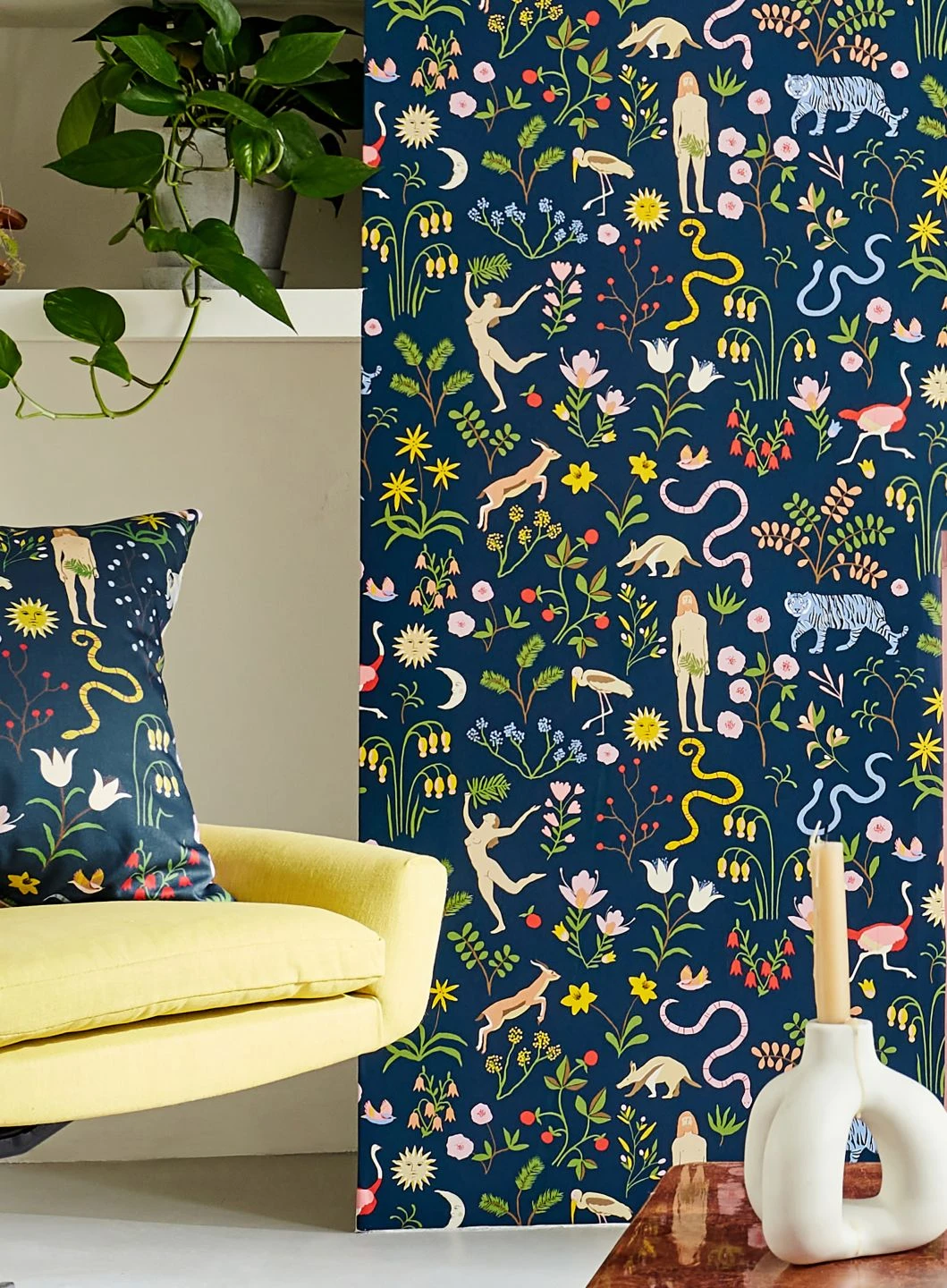 Tapete Adam And Eve Stahlblau 3 Tapete Adam And Eve Stahlblau - Image 3