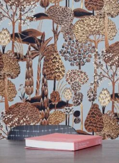 Tapete Akari Hellblau