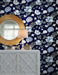 Tapete Alba Dunkelblau 9 Tapete Alba Dunkelblau -Tapetengeschäft Alba C 790352 2880x1440