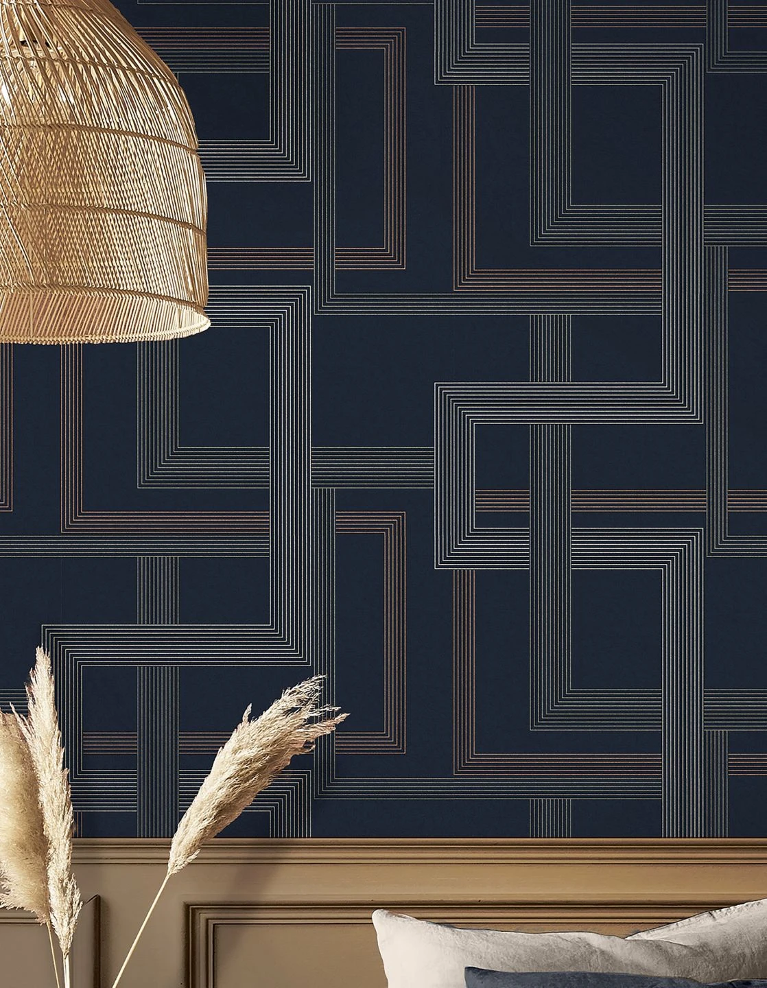 Tapete Alcamo Graublau 1 Tapete Alcamo Graublau