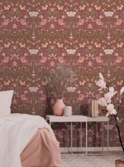 Tapete Andana Weinrot 7 Tapete Andana Weinrot -Tapetengeschäft Andana B 104661 2880x1440