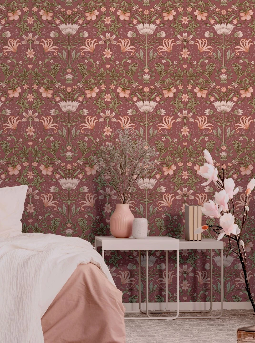 Tapete Andana Weinrot 4 Tapete Andana Weinrot – Bild 4